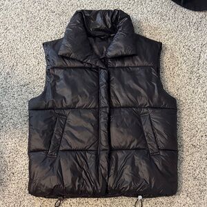 Black Puffer Vest - Buffbunny Sample